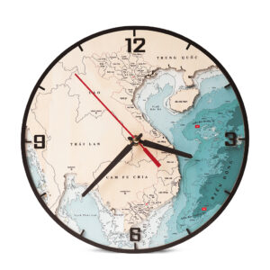 ĐỒNG HỒ GỖ BẢN ĐỒ VIỆT NAM