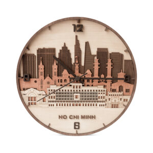 ĐỒNG HỒ GỖ SKYLINE HỒ CHÍ MINH