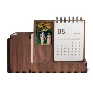 LỊCH GỖ KHUNG ẢNH 2026 | WALNUT