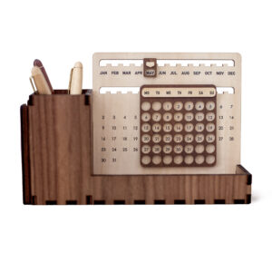 LỊCH GỖ VẠN NIÊN ĐỨNG | WALNUT KẾT HỢP VỚI MAPLE