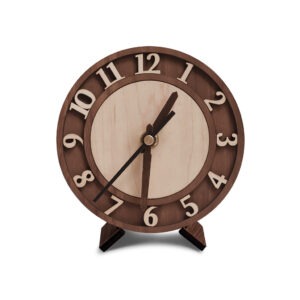 ĐỒNG HỒ ĐỂ BÀN THUẦN GỖ 12 SỐ CÁCH ĐIỆU