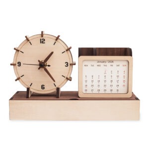 LỊCH GỖ ĐỒNG HỒ