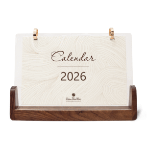 LỊCH GỖ WALNUT | THIẾT KẾ MICA TRONG SUỐT