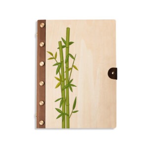 SỔ TAY GỖ MAPLE KẾT HỢP VỚI DA | CÂY TRE