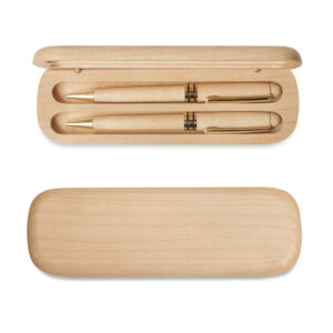 SET HỘP VÀ 2 BÚT GỖ MAPLE | BASIC