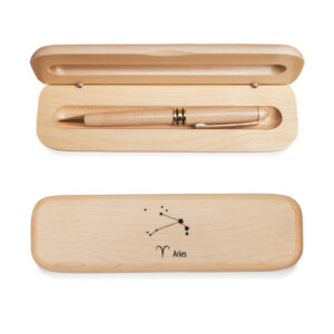 SET BÚT VÀ HỘP GỖ MAPLE | CUNG HOÀNG ĐẠO