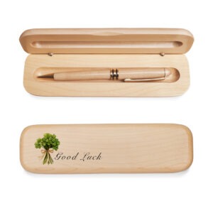 SET BÚT VÀ HỘP GỖ MAPLE | GOOD LUCK