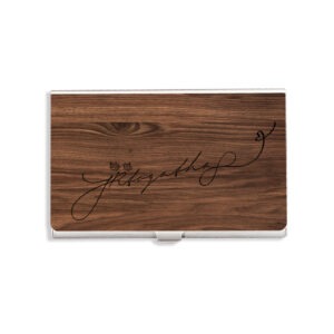 HỘP NAMECARD WALNUT | KHẮC TÊN CÁCH ĐIỆU
