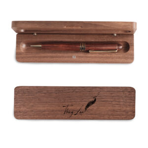 SET BÚT VÀ HỘP GỖ WALNUT | LÔNG VŨ