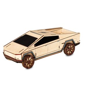 Mô Hình Gỗ Cybertruck